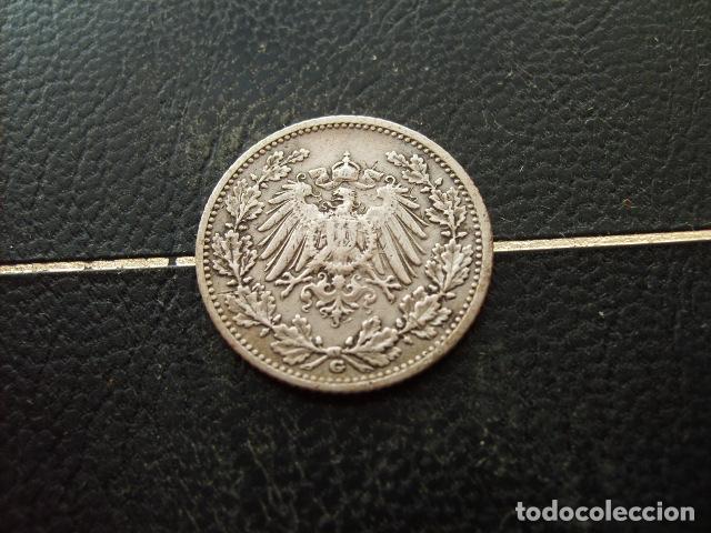 Monedas antiguas de Europa: ALEMANIA ( IMPERIO ) 1/2 MARCO 1906 G PLATA
