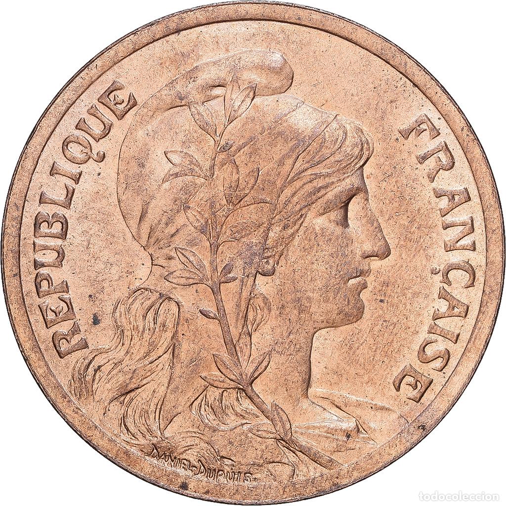 Monedas antiguas de Europa: [#1168335] Francia, 10 Centimes, Daniel-Dupuis, 1917, Paris, Bronce, EBC, Gadoury:277