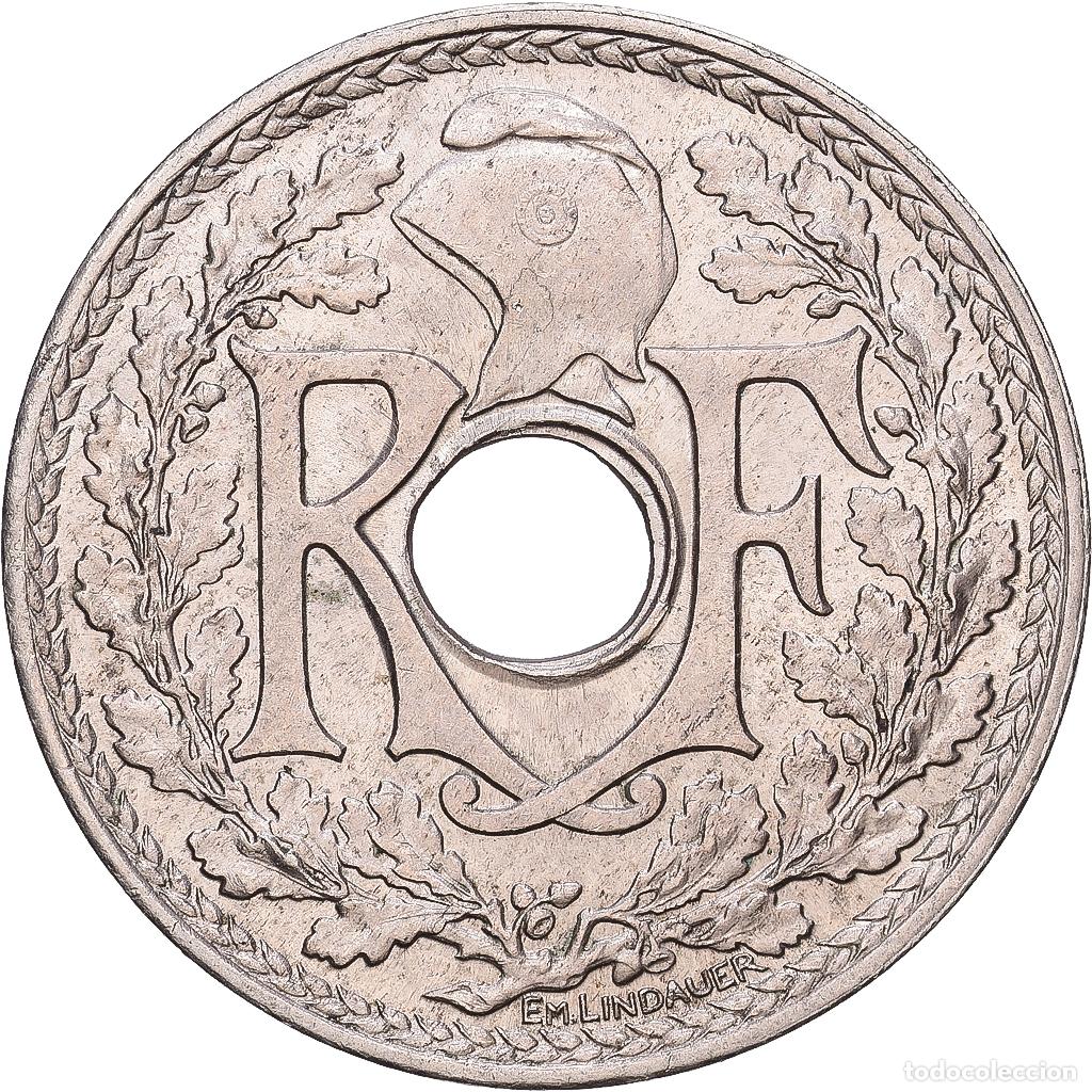 Monedas antiguas de Europa: [#1168354] Francia, 25 Centimes, Lindauer, 1939, Paris, Maillechort, EBC, Gadoury:381, Le