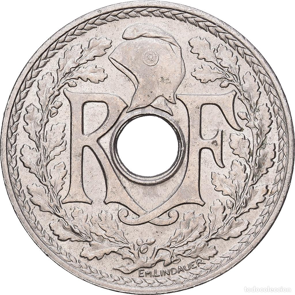 Monedas antiguas de Europa: [#1168353] Francia, 25 Centimes, Lindauer, 1939, Paris, Maillechort, MBC+, Gadoury:381, Le