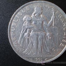 Monedas antiguas de Oceanía: POLINESIA FRANCESA 5 FRANCOS 1991 ALUMINIO VER FOTOS. Lote 17061628