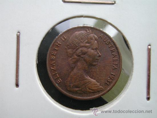 Monedas antiguas de Ocean&iacute;a: AUSTRALIA 1 CENT 1981 - Foto 1