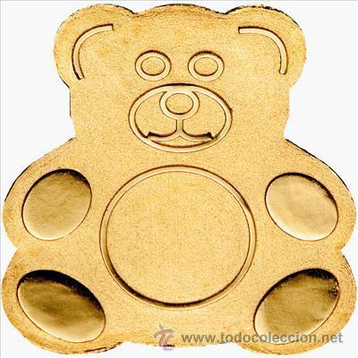 Monedas antiguas de Ocean&iacute;a: PALAU 1 DOLAR 2010 - TEDDY BEAR - Foto 2