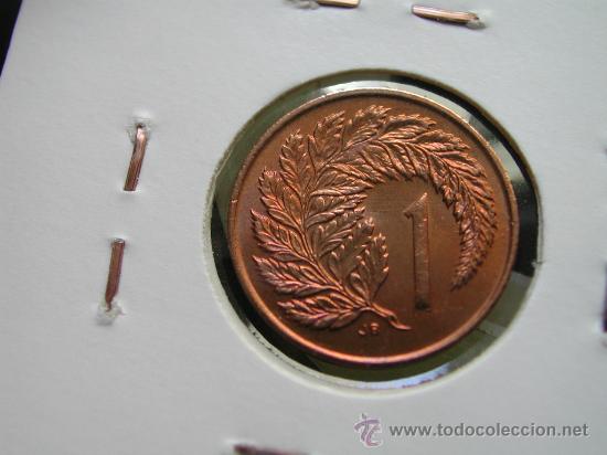 Monedas antiguas de Ocean&iacute;a: NUEVA ZELANDA 1 CENT 1988 - Foto 2