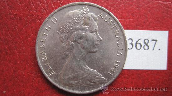 Monedas antiguas de Ocean&iacute;a: Australia  10  centimos  1981 - Foto 1