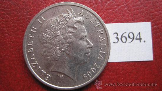 Monedas antiguas de Ocean&iacute;a: Australia  10  centimos  2005 - Foto 1