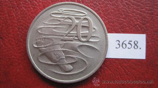 Monedas antiguas de Ocean&iacute;a: Australia  20  centimos  1980 - Foto 2
