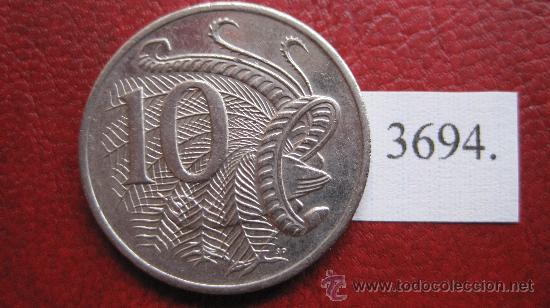 Monedas antiguas de Ocean&iacute;a: Australia  10  centimos  2005 - Foto 2