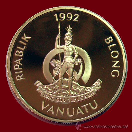 Monedas antiguas de Ocean&iacute;a: VANUATU . 50 VATU 1992 .. PROOF .. - Foto 1