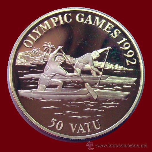 Monedas antiguas de Ocean&iacute;a: VANUATU . 50 VATU 1992 .. PROOF .. - Foto 2