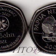 Monedas antiguas de Oceanía: PAPUA NUEVA GUINEA 50 TOEA 2007 50º ANIV. ST JOHN AMBULANCIA. Lote 402354744
