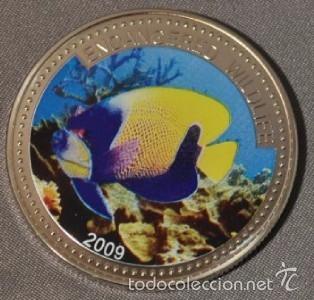 Monedas antiguas de Ocean&iacute;a: PALAU 1 DOLAR 2009 - Foto 1