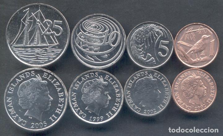Monedas antiguas de Ocean&iacute;a: Serie CAYMAN 1,5,10 y 25 cent - Foto 1