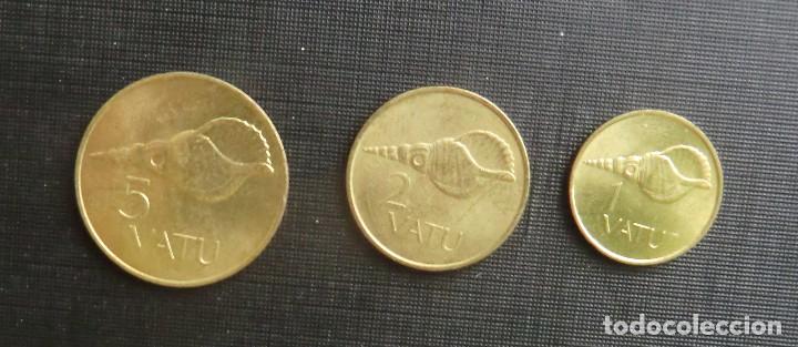 Monedas antiguas de Ocean&iacute;a: ESPL&Eacute;NDIDA SERIE SIN CIRCULAR DE VANUATU - Foto 1