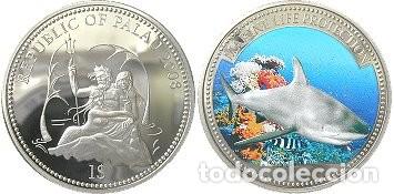 Monedas antiguas de Ocean&iacute;a: PALAU 1 DOLAR 2008 - Foto 1