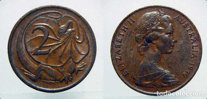 Monedas antiguas de Ocean&iacute;a: MONEDA DE AUSTRALIA 2 CENT 1970 - Foto 1
