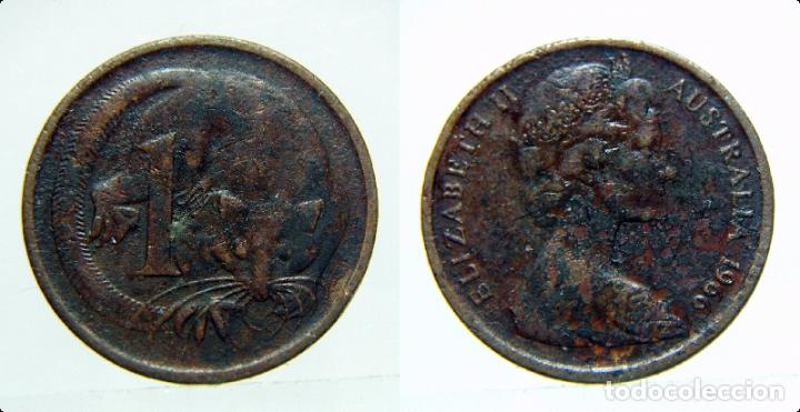 Monedas antiguas de Ocean&iacute;a: MONEDA DE AUSTRALIA 1 CENT 1966 - Foto 1