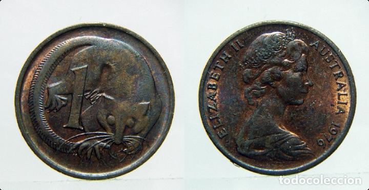 Monedas antiguas de Ocean&iacute;a: MONEDA DE AUSTRALIA 1 CENT 1976 - Foto 1