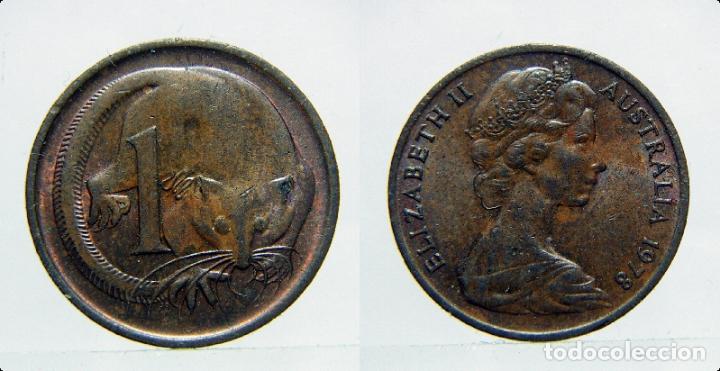 Monedas antiguas de Ocean&iacute;a: MONEDA DE AUSTRALIA 1 CENT 1978 - Foto 1