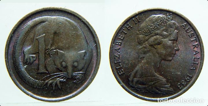 Monedas antiguas de Ocean&iacute;a: MONEDA DE AUSTRALIA 1 CENT 1983 - Foto 1