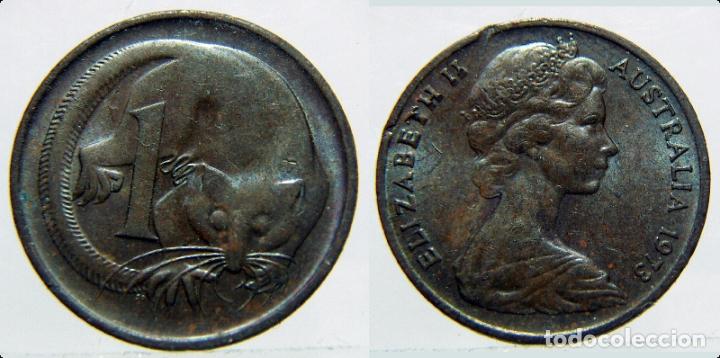 Monedas antiguas de Ocean&iacute;a: MONEDA DE AUSTRALIA 1 CENT 1973 - Foto 1