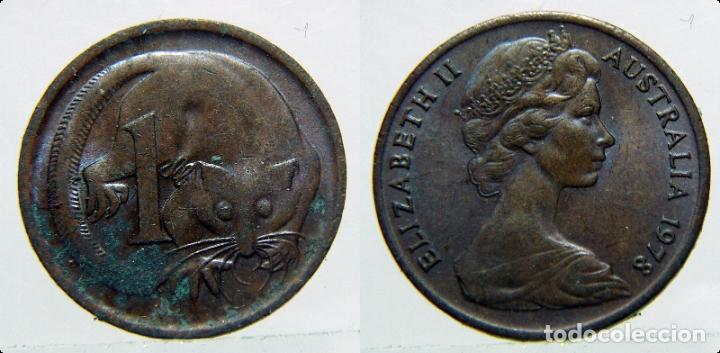 Monedas antiguas de Ocean&iacute;a: MONEDA DE AUSTRALIA 1 CENT 1978 - Foto 1