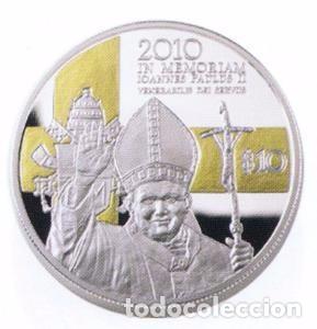 Monedas antiguas de Ocean&iacute;a: NAURU 10 DOLARES 2010 - Foto 1