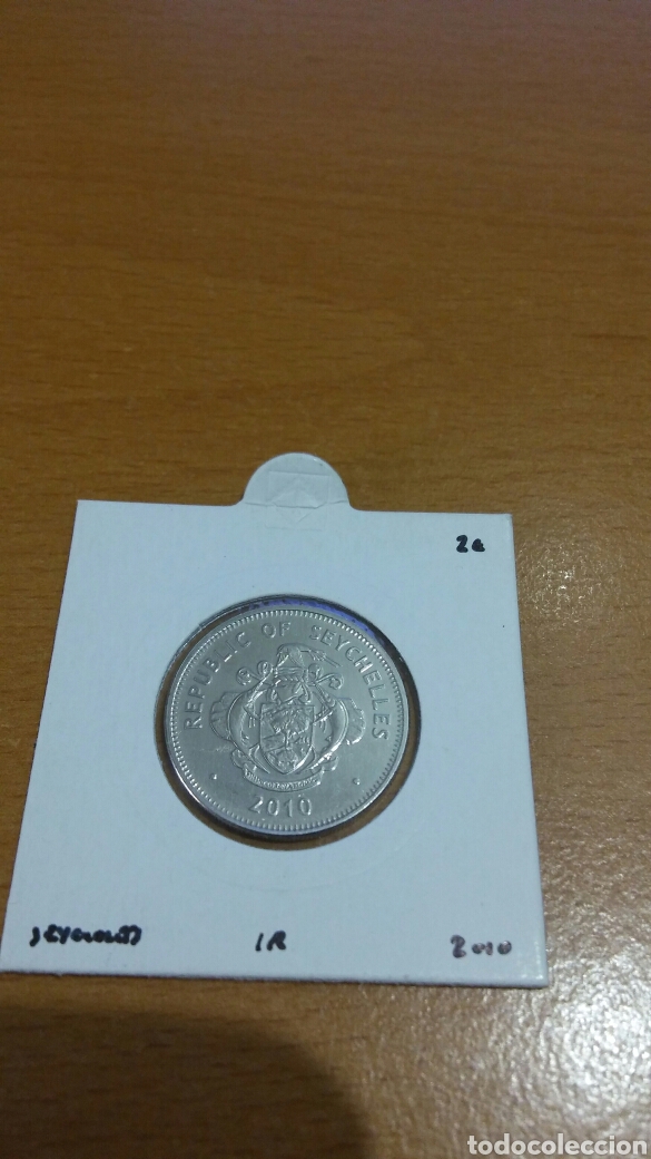 Monedas antiguas de Ocean&iacute;a: Moneda Seychelles 1 rupia 2010 - Foto 1
