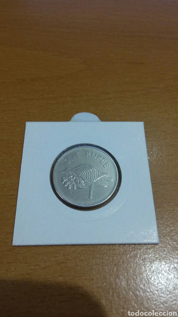Monedas antiguas de Ocean&iacute;a: Moneda Seychelles 1 rupia 2010 - Foto 2