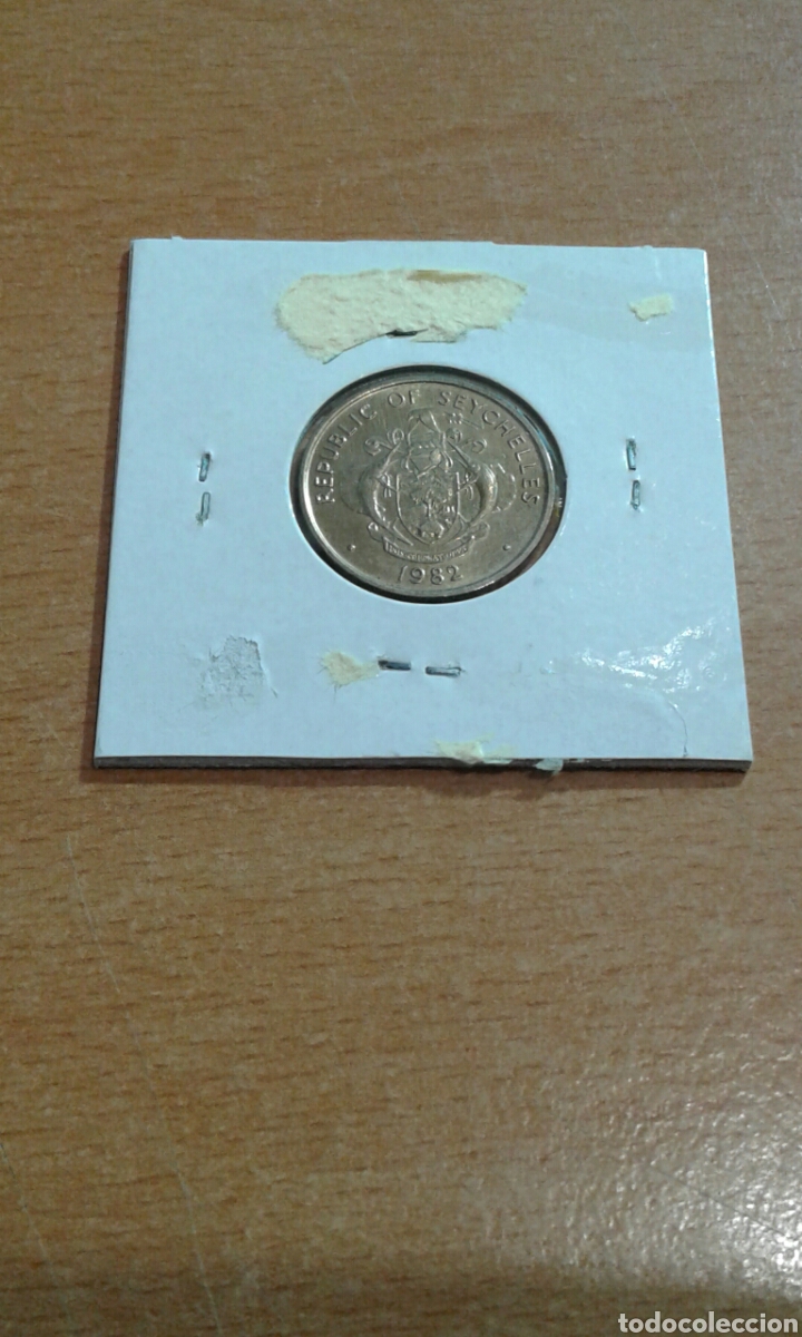 Monedas antiguas de Ocean&iacute;a: Seychelles 10 cent 1982 sc - Foto 2