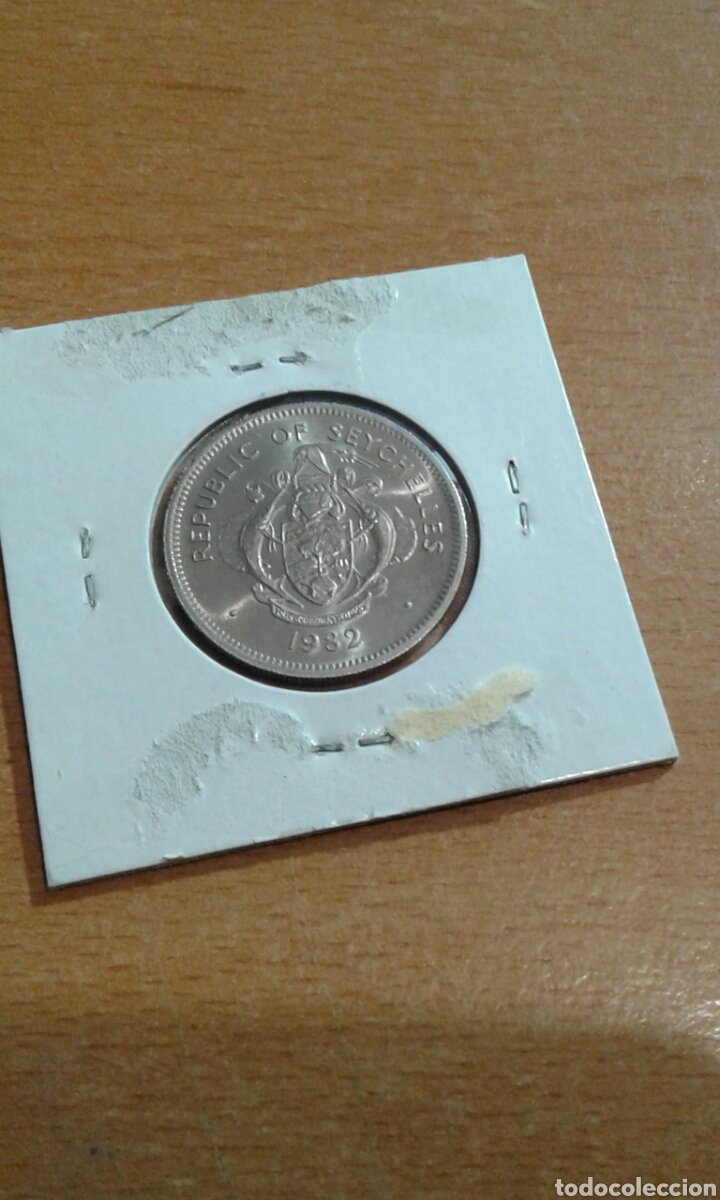 Monedas antiguas de Ocean&iacute;a: Seychelles 1 rupia 1982 sc - Foto 2