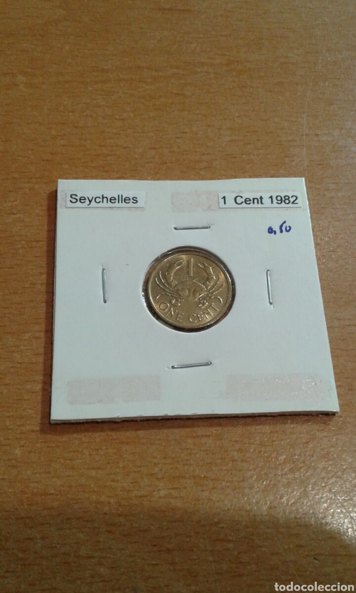 Monedas antiguas de Ocean&iacute;a: Seychelles 1 cent 1982 sc - Foto 1