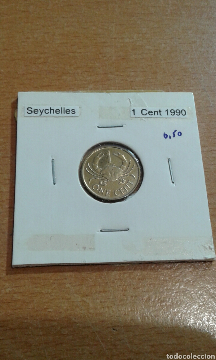 Monedas antiguas de Ocean&iacute;a: Seychelles 1 cent 1990 sc - Foto 1