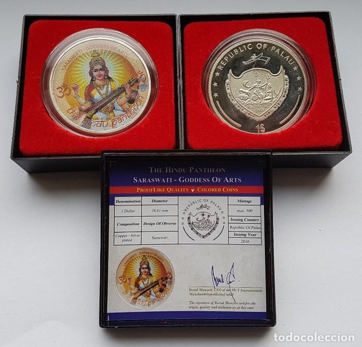 Monedas antiguas de Ocean&iacute;a: PALAU 1 DOLAR 2016 - Foto 1