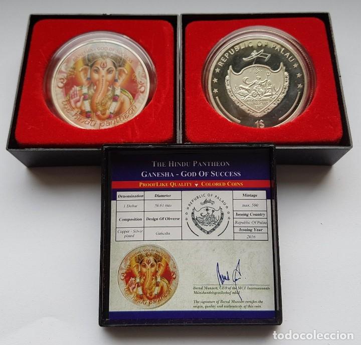 Monedas antiguas de Ocean&iacute;a: PALAU 1 DOLAR 2016 - Foto 1