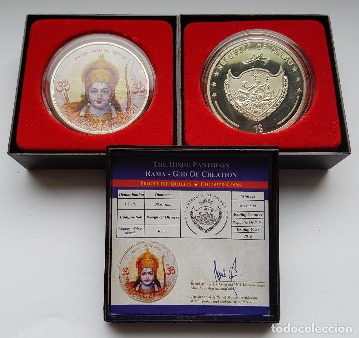 Monedas antiguas de Ocean&iacute;a: PALAU 1 DOLAR 2016 - Foto 1