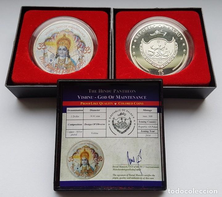 Monedas antiguas de Ocean&iacute;a: PALAU 1 DOLAR 2016 - Foto 1