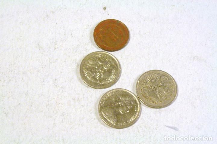 Monedas antiguas de Ocean&iacute;a: lote 4 monedas AUSTRALIA - Foto 1