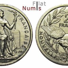 Monedas antiguas de Oceanía: NUEVA CALEDONIA - 2 FRANCOS - 1990 - ALUMINIO - NO CIRCULADA. Lote 134831634