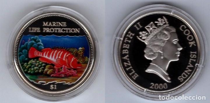Monedas antiguas de Ocean&iacute;a: COOK ISLAS 1 DOLAR 2000 - Foto 1