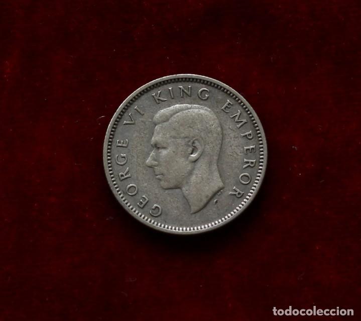 Monedas antiguas de Oceanía: 6 PENCE 1937 PLATA NUEVA ZELANDA - Foto 2 - 142824322