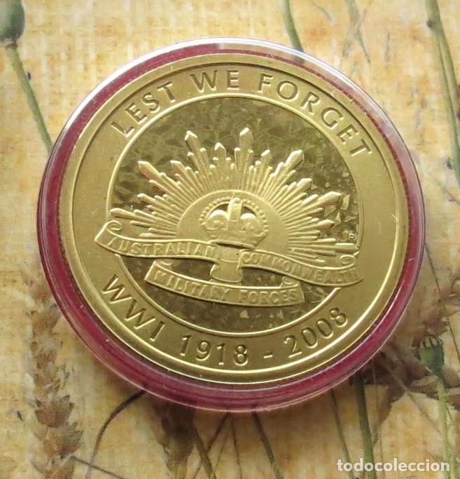 Monedas antiguas de Ocean&iacute;a: Australia 1 $ 2008 REMEMBRANCE folder - Foto 1