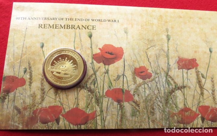 Monedas antiguas de Ocean&iacute;a: Australia 1 $ 2008 REMEMBRANCE folder - Foto 2