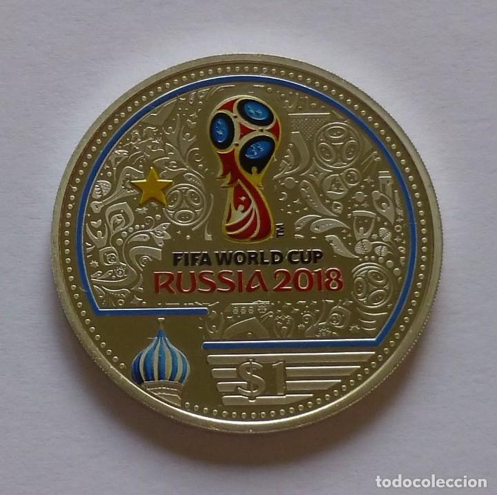 Monedas antiguas de Ocean&iacute;a: NAURU 1 DOLAR 2017 .... - Foto 2