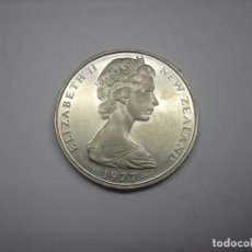 Monedas antiguas de Oceanía: NUEVA ZELANDA , 50 CENTIMOS DE METAL DE 1977. BUQUE ENDEAVOUR