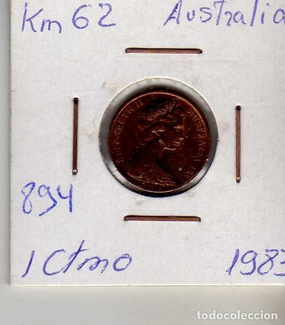Monedas antiguas de Ocean&iacute;a: AUSTRALIA 1 CENTAVO 1983 - Foto 1