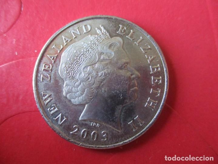Monedas antiguas de Ocean&iacute;a: Nueva Zelanda. moneda de 50 centavos 2003 - Foto 2