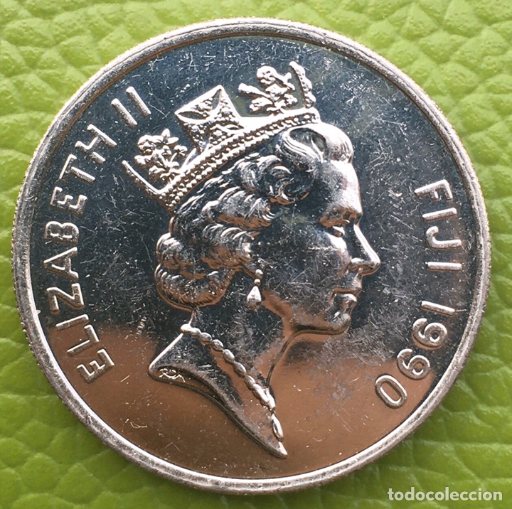 Monedas antiguas de Ocean&iacute;a: FIJI.20 C&Eacute;NTIMOS.1990 - Foto 1