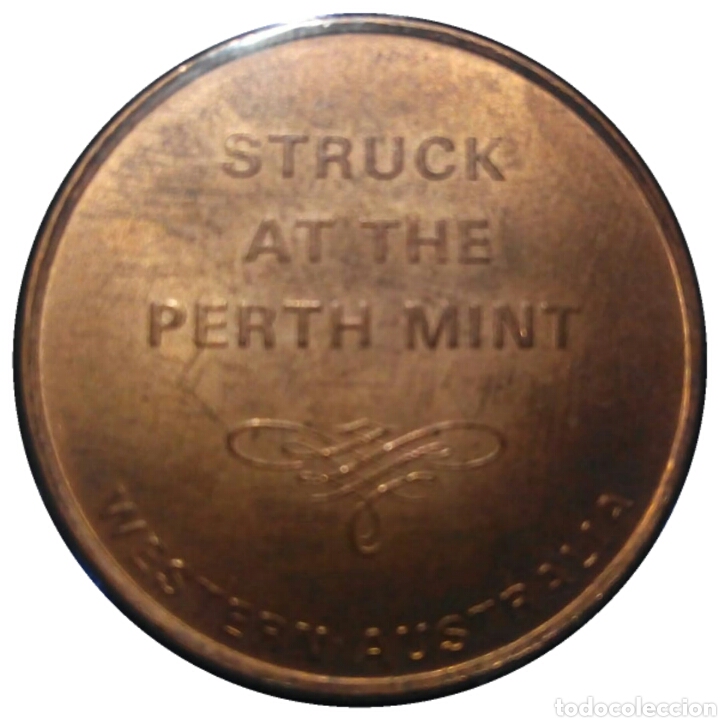 Monedas antiguas de Ocean&iacute;a: Medalla casa de la moneda de Australia - Foto 2