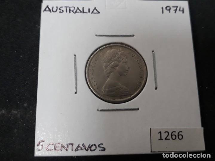 Monedas antiguas de Ocean&iacute;a: Australia 5 centavos 1974 - Foto 1